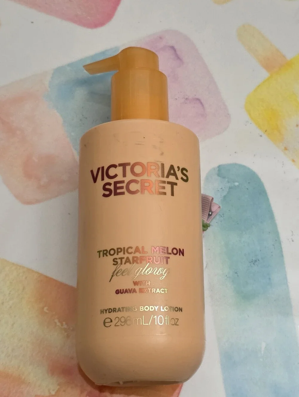 Victoria's Secret Hydrating Body Lotions in Red, Beige, Purple, Peach 4pc NEW
